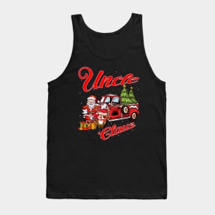 Uncle Claus Santa Car Christmas Funny Awesome Gift Tank Top